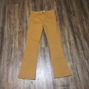 Frame Jeans Women's 26 Le Crop Mini Boot Mid Rise Coated in Vicuna Wash